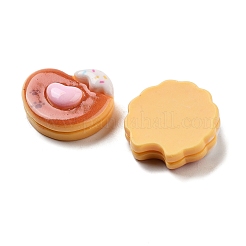 Undurchsichtige Decoden-Cabochons aus Kunstharzimitat für Lebensmittel RESI-B027-05