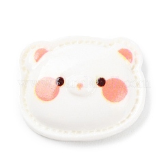 Undurchsichtige Cabochons aus Kunstharz mit Tiermotiv RESI-E046-01D