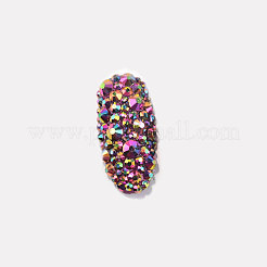 Glas Strass Cabochons flach zurück RGLA-S002-06SS-40