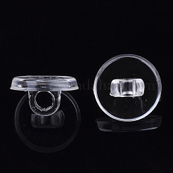 Transparent wie Kunststoff Charm Base Fassungen X-FIND-T064-011