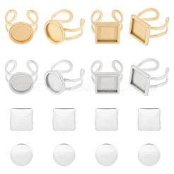 DIY Rohling Kuppel Ring Herstellung Set DIY-UN0003-98A