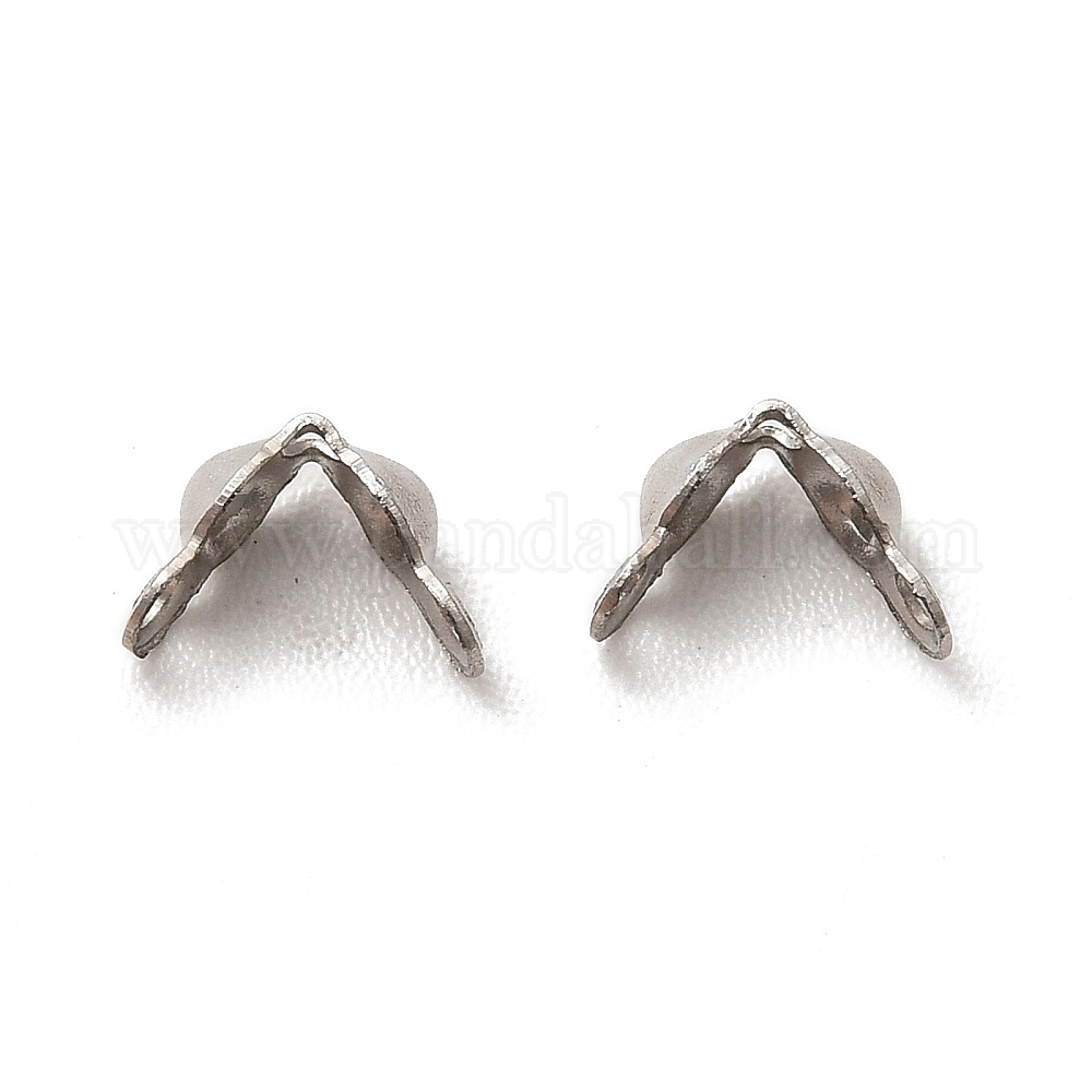 Wholesale Tarnish Resistant 304 Stainless Steel Bead Tips Pandahall