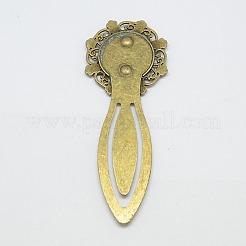 Tibetischer Stil Lesezeichen Fassungen für Cabochon TIBE-S154-AB-NR