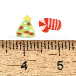 Weihnachten Thema handgemachte Fimo Cabochons CLAY-Q004-06A