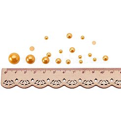 Perlkuppel-Cabochons aus Kunstleder mit 1 Box SACR-PH0001-32