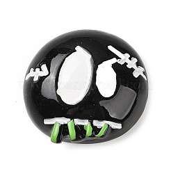 Genähter Puppenkopf Halloween opake Harz Decoden Cabochons RESI-R446-01I