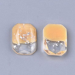 Zwei Ton-Harz-Cabochons X-CRES-T014-06J