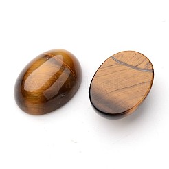 Natürliche Tigerauge oval Cabochon G-L394-06-18x13mm