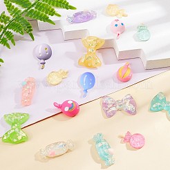 40 Stk. 20 Arten opake Harz-Cabochons CRES-SC0002-20