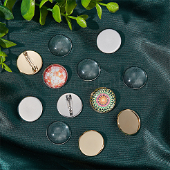 DIY-Set zur Herstellung einer leeren Kuppelbrosche DIY-UN0004-40