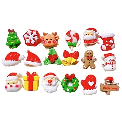 Weihnachtsmotiv Harz Cabochone PW-WG52060-01