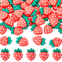 50 Stück undurchsichtige Harz-Decoden-Cabochons RESI-SC0005-70