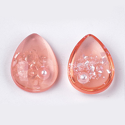 Durchscheinende Harz-Cabochons CRES-T014-18B