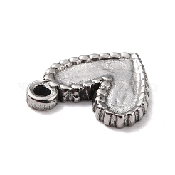 304 Edelstahl Charms Cabochon Fassungen für Emaille STAS-B024-09P