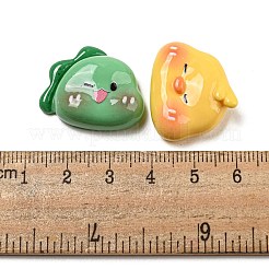 Undurchsichtige Decoden-Cabochons aus Harz CRES-R199-06