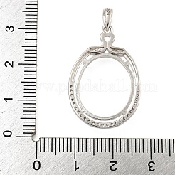 925 Sterling Silber Anhänger Fassungen STER-B005-16P