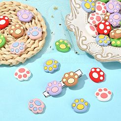 40 Stück opake Harz-Cabochons RESI-CJ0002-61