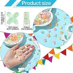 Durchscheinende Decoden-Cabochons aus Harz RESI-CJC0023-10A
