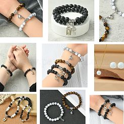 DIY-Set zur Herstellung von Pärchen-Armbändern DIY-YW0008-23