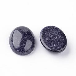 Synthetischen blau Aventurin cabochons G-S240-22