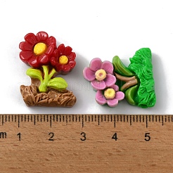 Undurchsichtige Decoden-Cabochons aus Harz CRES-P030-B