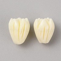 Непрозрачные бусины из цветочной розы из смолы&nbsp;RESI-TAC0022-01C