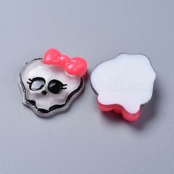 Undurchsichtige Harz-Cabochons zum Thema Halloween RESI-D0003-03