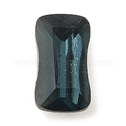 Spitze zurück & zurück plated Glas Strass Cabochons GLAA-B012-59B