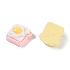 Macaron Farbe Ei Thema opake Harz Decoden Cabochons CRES-M036-10F