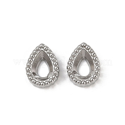 Strass-Cabochon-Fassungen aus Edelstahl 304 STAS-G356-04P-01