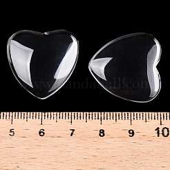Transparente Glas Cabochons GGLA-T004-15