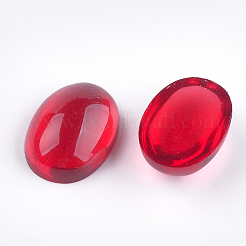Durchscheinende Harz-Cabochons RESI-S362-10x14-01
