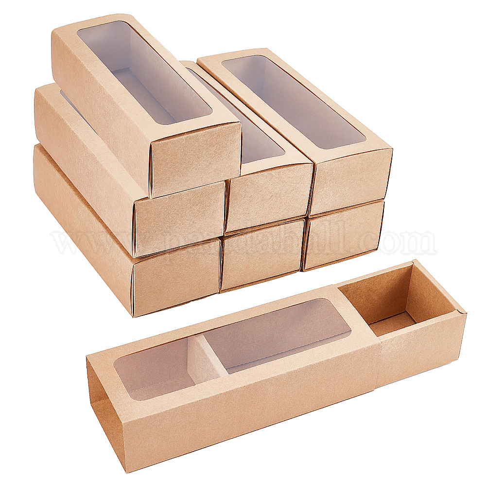 Shop NBEADS 8 Pcs Kraft Paper Drawer Boxes For Jewelry Making