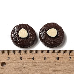 Undurchsichtige Harzkeks-Decoden-Cabochons RESI-A033-04F