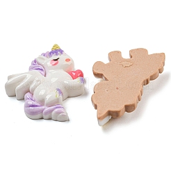 Undurchsichtige Decoden-Cabochons aus Harz CRES-R200-03