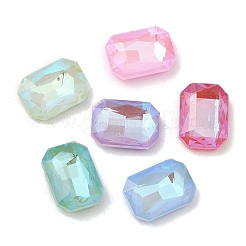 Flach zurück Glas Strass Cabochons GLAA-B012-61