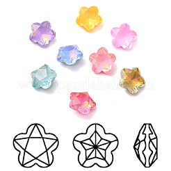 Mokka-Stil k9 Glas-Strass-Cabochons RGLA-G017-02C