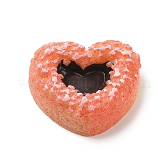 Herzkuchen opakes Harzimitat Decoden Cabochons CRES-Q220-01