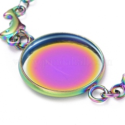 Herstellung von Armbändern aus Edelstahl 304 in Regenbogenfarben STAS-L248-003M