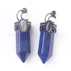 Natürliche Lapislazuli große Anhänger G-F639-05D