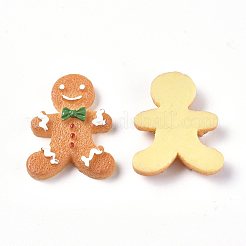 Deko-Cabochons aus Kunstharz mit Weihnachtsmotiv RESI-CJC0001-37I