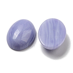 Synthetische blaue Spitzenachat-Cabochons G-C115-01A-03