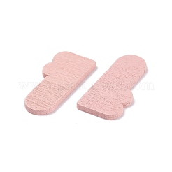 Gemalte Pappelholz Cabochons WOOD-T021-28