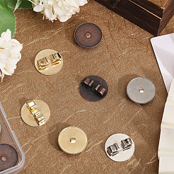 12 Stück 3 Farben Legierung Bolo Tie Schieber Verschluss Cabochon Einstellungen FIND-CA0008-91