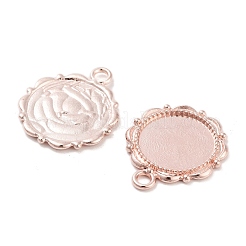 Aluminium-Anhänger Fassungen für Cabochons PALLOY-A18941-RG-LF