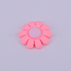 Undurchsichtiges mattiertes Harz Cabochon RESI-WH0009-03