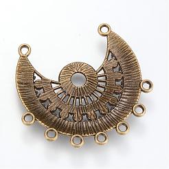 Tibetanische Art Legierungsverbindung Rhinestone u. Behälter Fassung TIBE-S302-27AB-LF