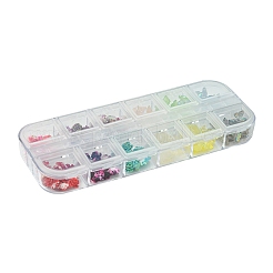 180 Stück 12 Stile sprühlackierte Harz-Cabochons MRMJ-FS0001-03