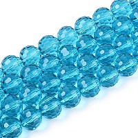 Прозрачные стеклянные бусины&nbsp;GLAA-R095-12mm-23