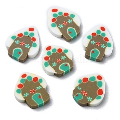 Weihnachten Thema handgemachte Fimo Cabochons CLAY-M005-20